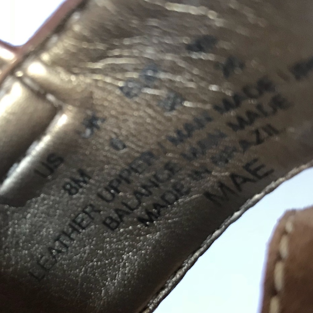 Brown Platform Slingback Sandals - image 8